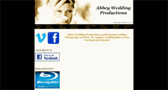 Desktop Screenshot of abbeyweddingproductions.co.uk